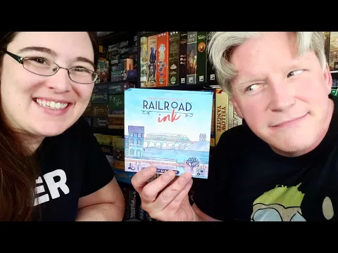 All the Games with Steph: Railroad Ink (Blue) - Play Along!