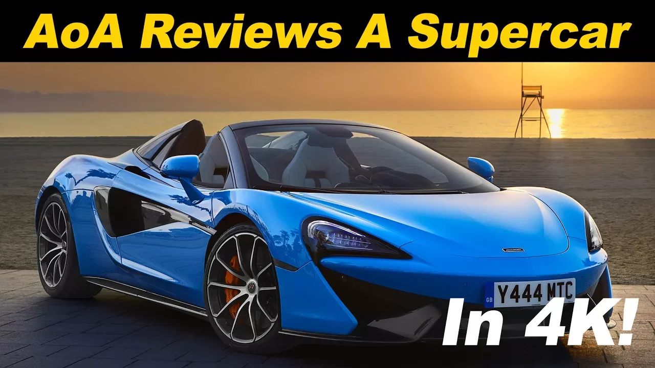 2018 McLaren 570S Spider First Drive Review - In 4K UHD!
