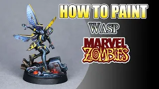How To Paint Wasp - Marvel Zombies