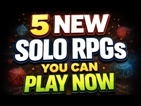 5 new solo RPGs you can play now