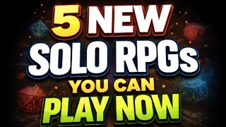 5 new solo RPGs you can play now