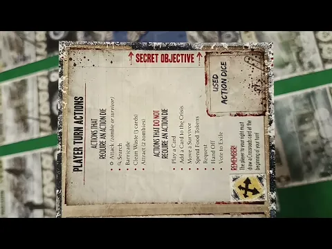 Dead of winter board game. tutorial in greek