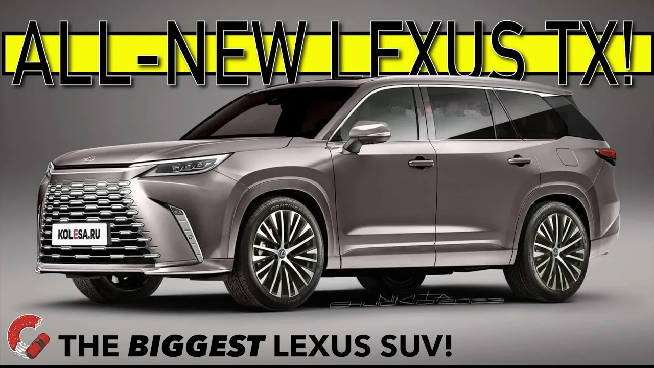 MAJOR SPACE! -- The 2024 Lexus TX will have BIG Space and BIG Luxury!
