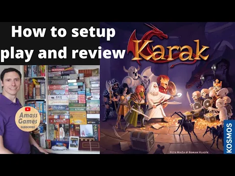 Karak howtoplay #review #boardgame #tabletop AmassGames #games #game #dungeon #kids #spiel