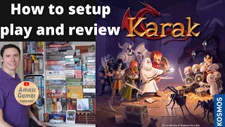Karak  howtoplay #review #boardgame  #tabletop  AmassGames #games   #game #dungeon #kids #spiel