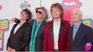 Mick, Keith, Charlie & Ronnie on the Pink Carpet