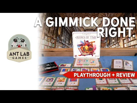 Books of Time Board Game | 2 Player Playthrough | Review