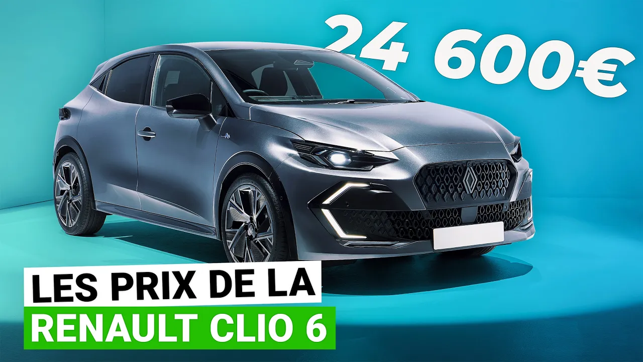 Renault Clio 6 : voici les tarifs de sa nouvelle version hybride de 160 ch !
