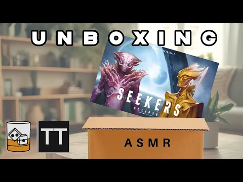 Eclipse Second Dawn for the Galaxy Seekers Expansion - Satisfying ASMR Board Game Unboxing