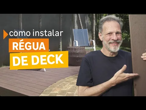 Régua para Deck Madeira Plástica Atlas 14,5x240cm Cinza