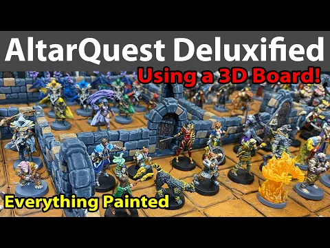 AltarQuest Deluxified Version with a 3D Board