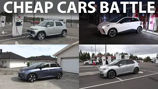 Hyundai Inster vs MG4, Dolphin and ID3 charging test