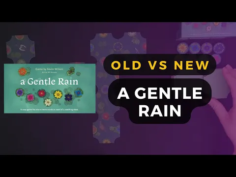 Comparing the old and new A Gentle Rain board game (livestream replay) | DaniCha