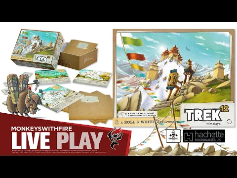 TREK 12 - LUMBERJACKS STUDIO / HACHETTE BOARDGAMES UK | BOARD GAME LIVE PLAY |