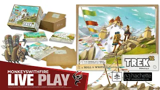 TREK 12 - LUMBERJACKS STUDIO / HACHETTE BOARDGAMES UK | BOARD GAME LIVE PLAY |