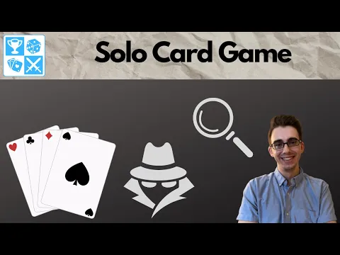 I spy a deck-builder! Deck of Spies [Solo Card Game Playthrough]