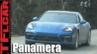 2017 Porsche Panamera Spied without Camo in the Wild