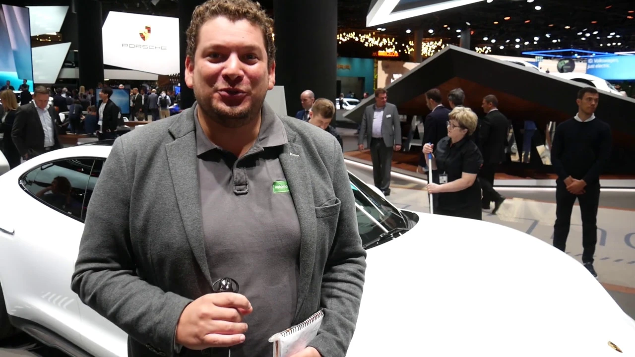 La Porsche Taycan en détails au salon de Francfort