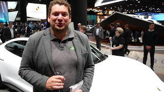 La Porsche Taycan en détails au salon de Francfort