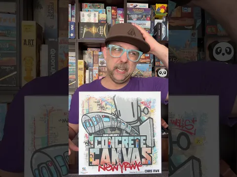 Concrete Canvas: A Unique Graffiti Game #boardgames #graffiti #tabletop #spraypaint #gamenight