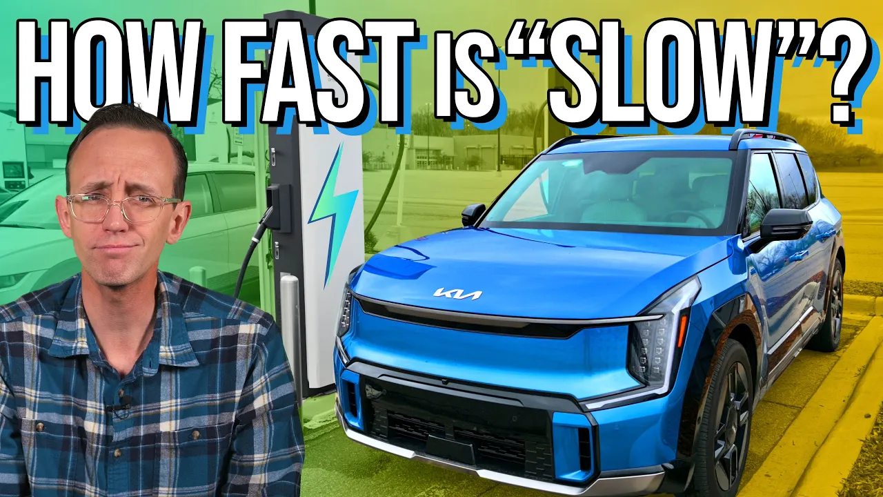 Testing Kia EV9's SLOWER Charging BIG Battery