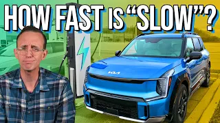 Testing Kia EV9's SLOWER Charging BIG Battery