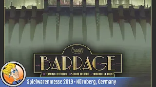 Barrage — game overview at Spielwarenmesse 2019