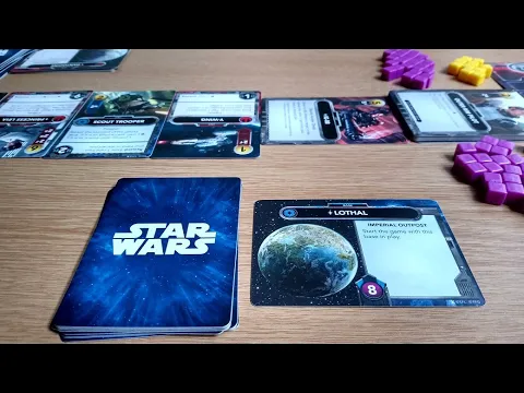 Setting up your first game of Star Wars: The Deckbuilding Game tutorial - Fantasy Flight Games