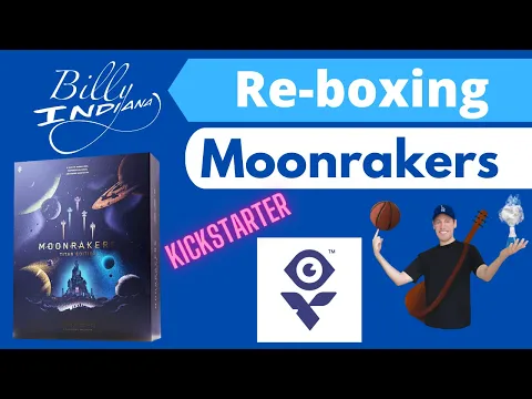 Moonrakers: Titan Edition Board Game Re-boxing - Storage Solution for the Kickstarter Version