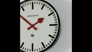 Newgate Clocks Luggage Wall Clock 30cm, Black product video.