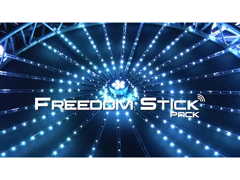 Product video thumbnail for Chauvet Freedom Stick Pack Battery 4-Pack of LED Effects Lights