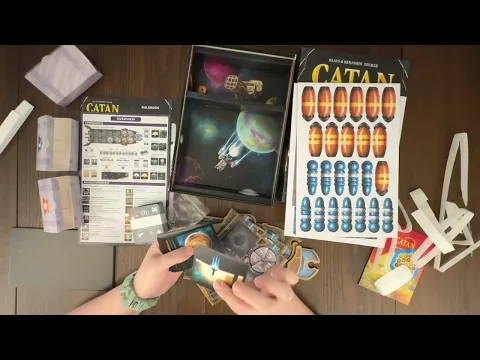 Catan: Starfarers Duel - What's in the box - Unboxing, Assembly, and Reboxing