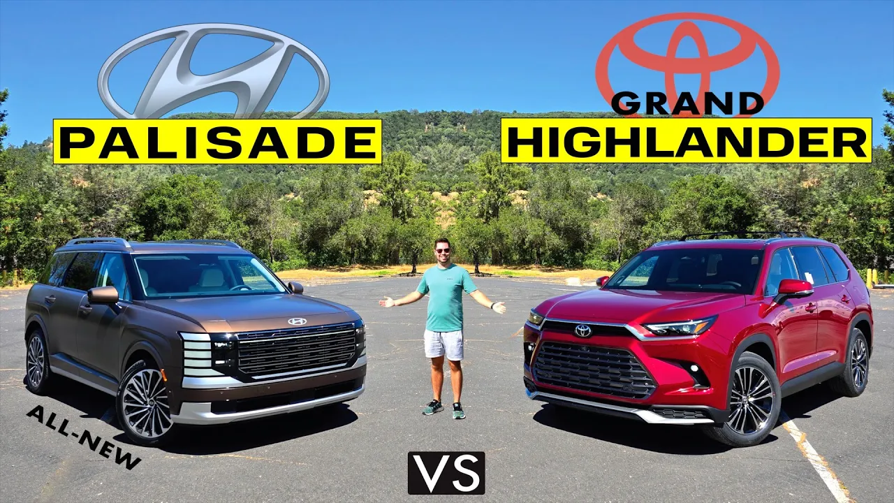 MEGA FAMILY BATTLE! -- 2026 Hyundai Palisade vs. 2025 Toyota Grand Highlander: Comparison