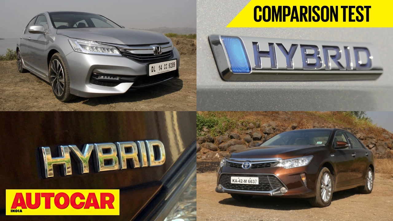 Honda Accord Hybrid VS Toyota Camry Hybrid | Comparison Test | Autocar India