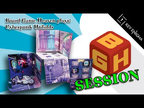 Board Game Heaven Plays: Cyberpunk Unfolds (Key Enigma) [SPOILERS!]
