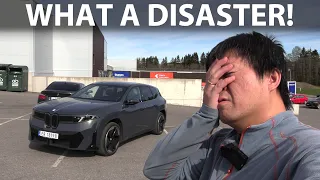 BMW iX3 50 xDrive autoparking test