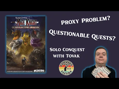 Mage Knight Board Game Solo Conquest | Apocalypse Dragon Expansion with Quests and Proxy Player