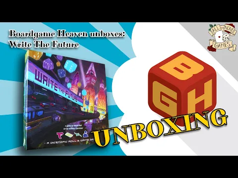 Boardgame Heaven Unboxing 170: Write The Future (All Or None Games)