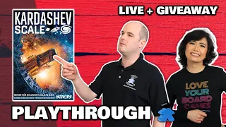 Kardashev Scale -  LIVE Playthrough Board Game & Giveaway USA