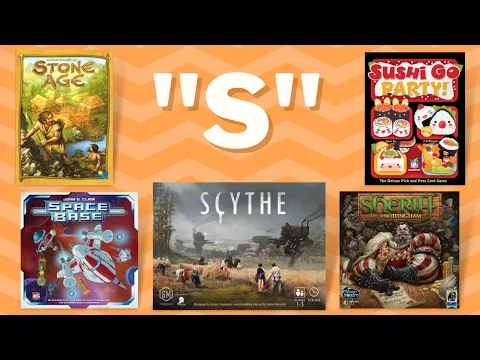 "S" Games Recap! (Keep or Cull)