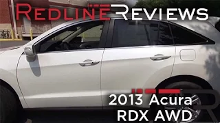 2013 Acura RDX AWD with Tech Package Walkaround, Review, and Test Drive