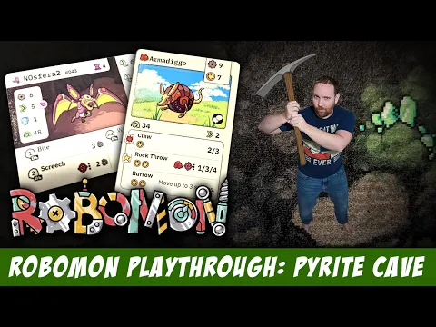 RoboMon Playthrough: Pyrite Cave [Prototype]