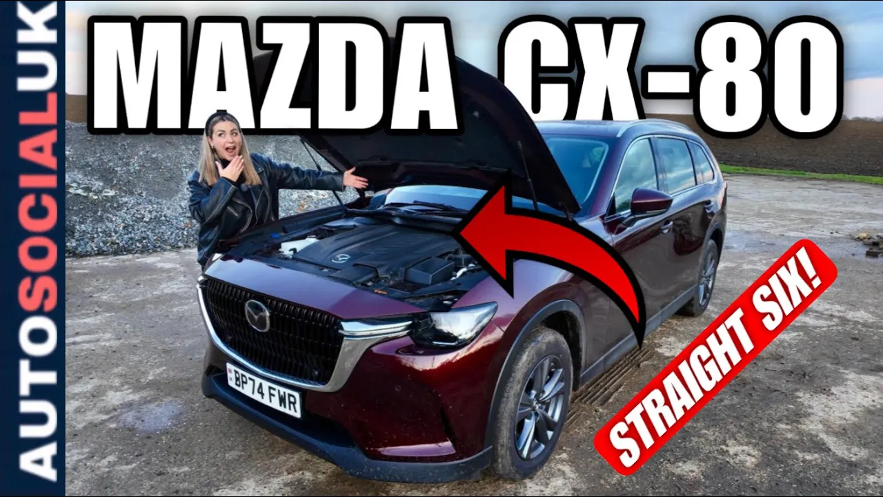 Mazda CX-80 Diesel Hybrid Review | The Ultimate Long-Distance 7-Seat Family SUV?