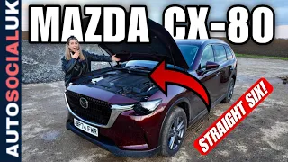 Mazda CX-80 Diesel Hybrid Review | The Ultimate Long-Distance 7-Seat Family SUV?