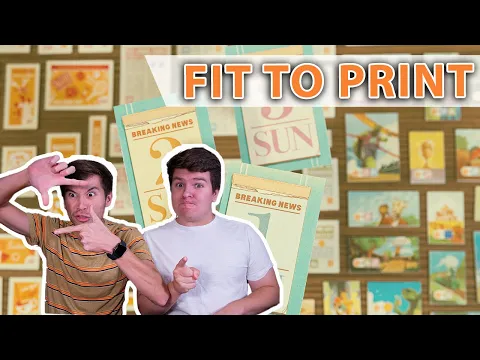 Fit To Print | Time To Share The Good News? and Bad News? We'll Balance It! | Kickstarter Preview