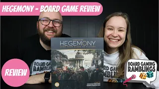 Hegemony Board Game Review