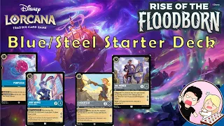 Building a Sapphire/Steel Starter Deck | Disney Lorcana Rise Of The Floodborn
