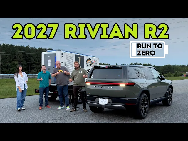 Running A New Rivian R2 Completely Out Of Charge! This Is What Happens