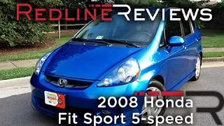 2008 Honda Fit Sport 5-speed Review, Walkaround, Exhaust, & Test Drive
