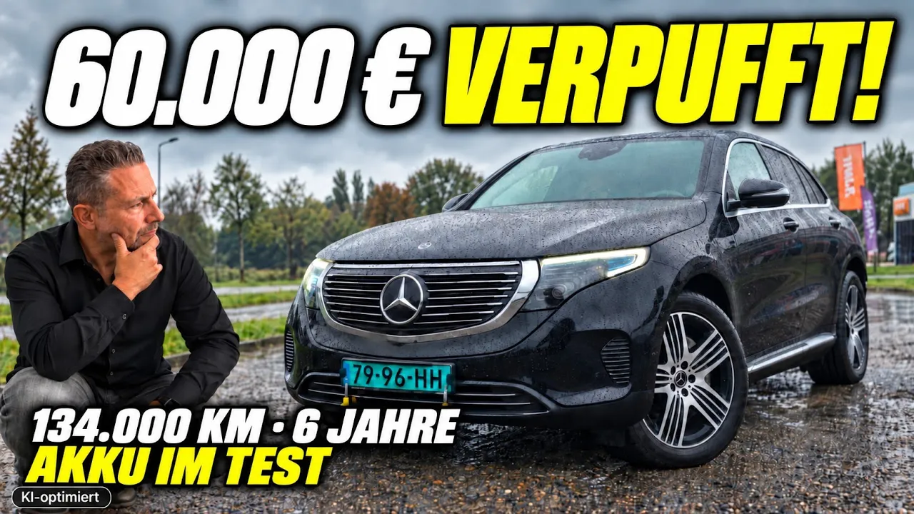 Gebrauchter Mercedes EQC für 29.000 €: Akku-Check nach 134.000 km!